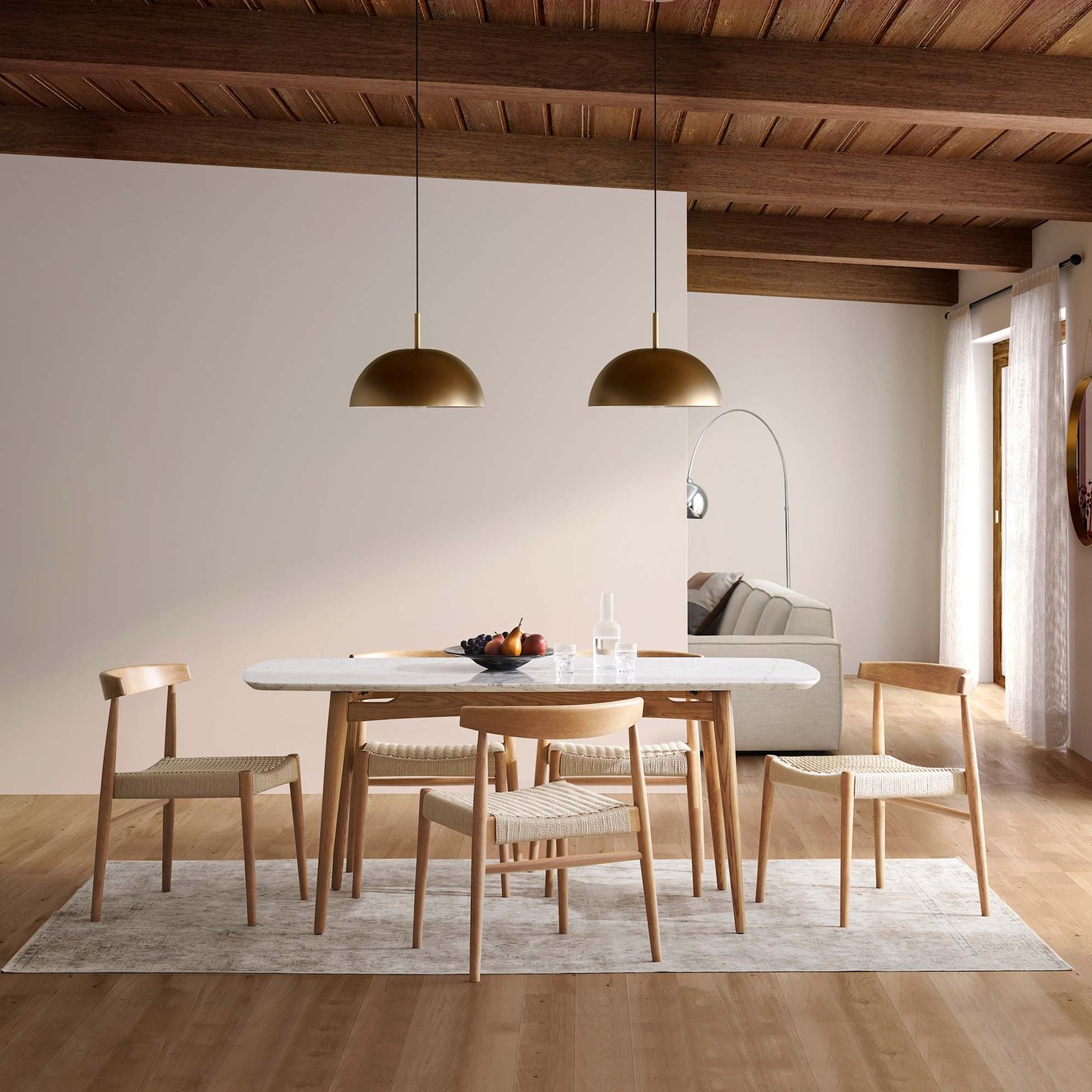 Austen Chair, White Wash 2