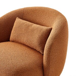 Avery Performance Bouclé Swivel Armchair 4