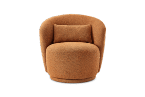 Avery Performance Bouclé Swivel Armchair 6