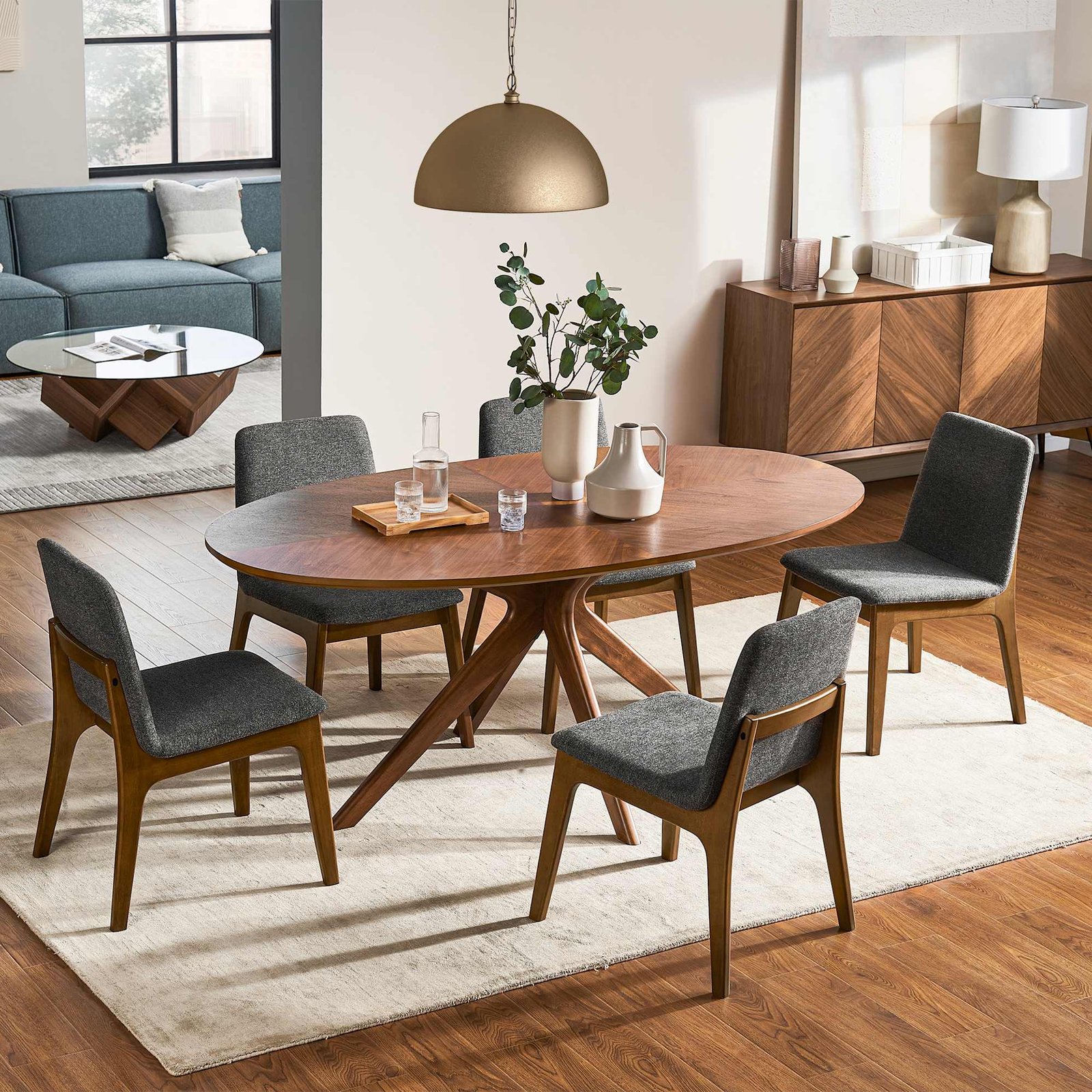 Brighton Oval Dining Table 3
