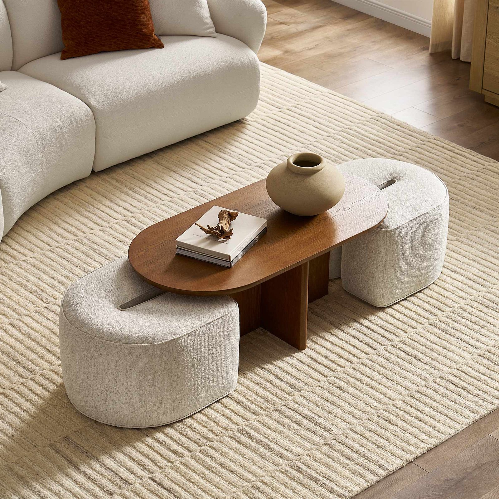 Hugg Rectangular Nest of Coffee Table 0