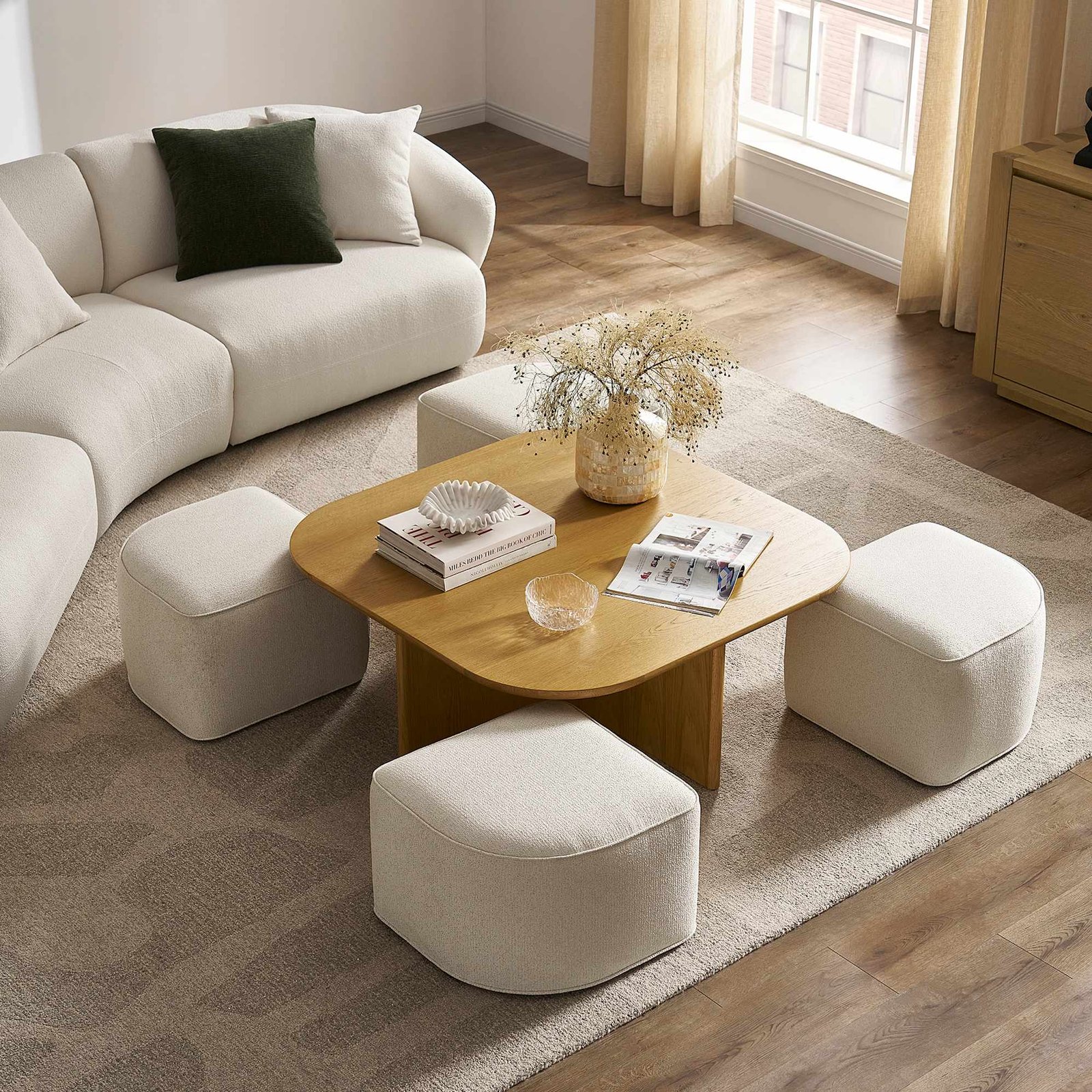 Hugg Square Nest of Coffee Table 0