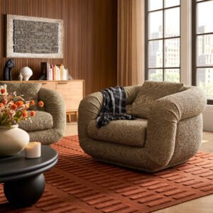 Solari Performance Fabric Swivel Chair 0