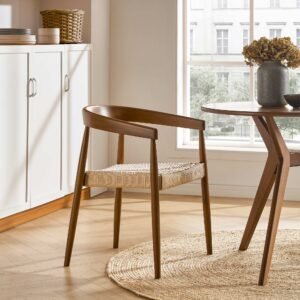 Austen Dining Arm Chair, Walnut Stain 0